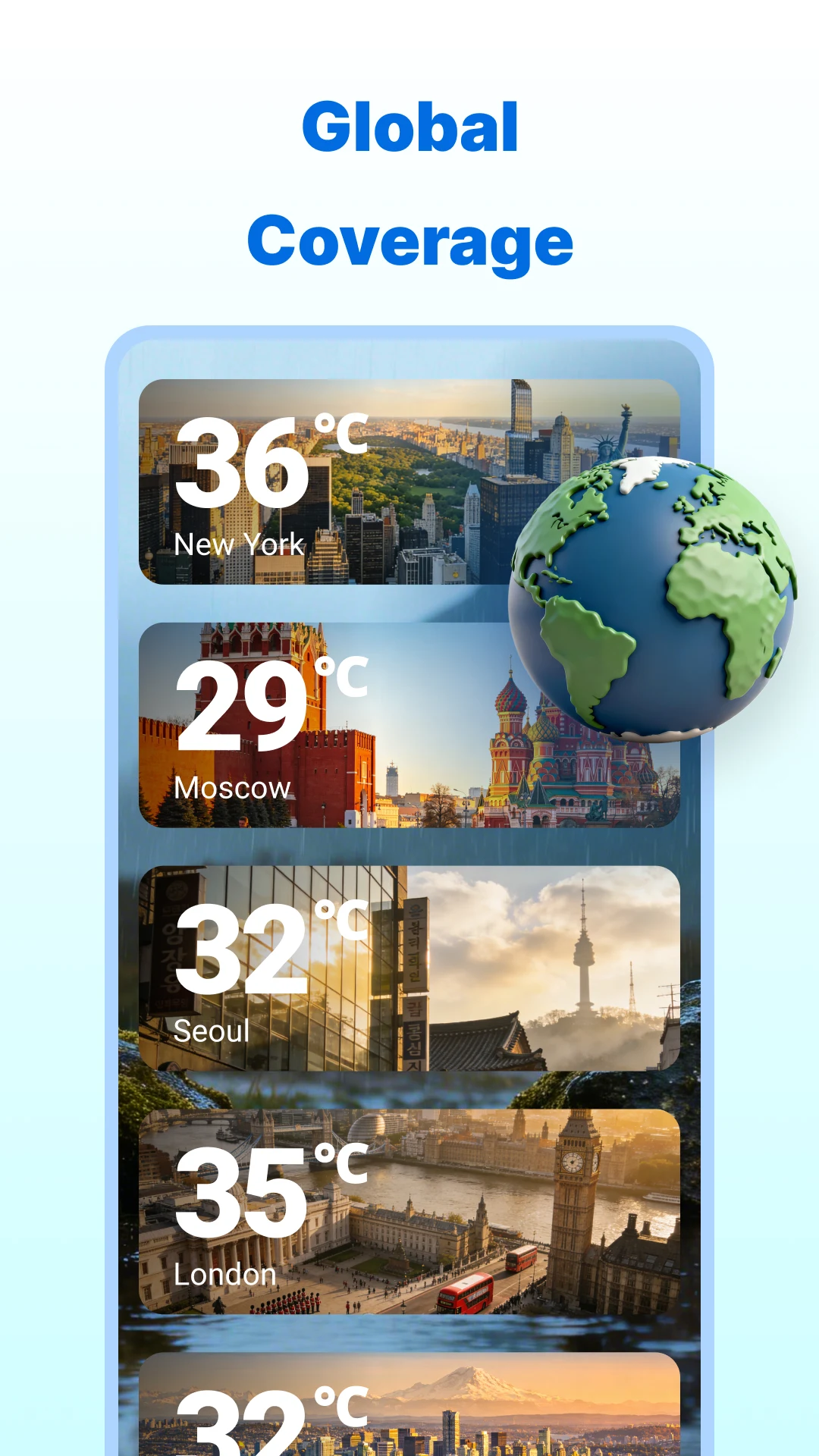 Weather app - Radar & Widget screenshot